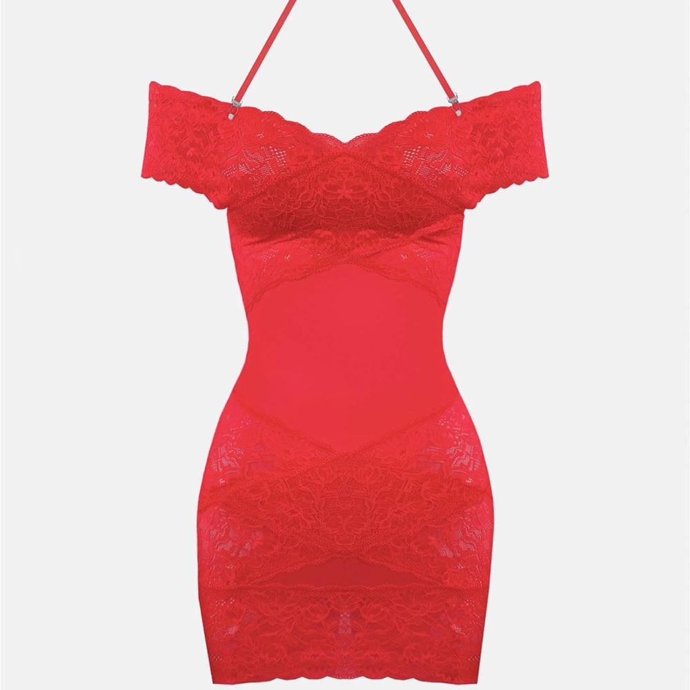 POSTER GIRL Candice Dress Vixen Red
